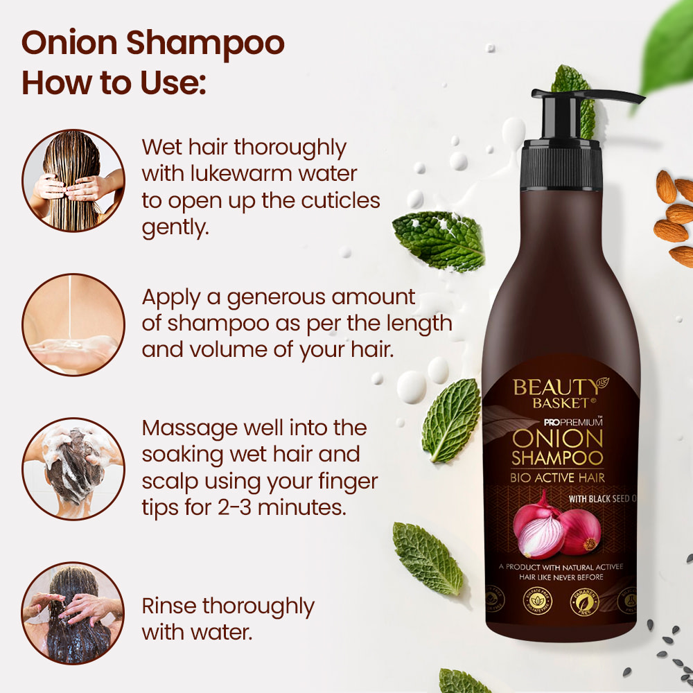 Hair Onion Shampoo How to use